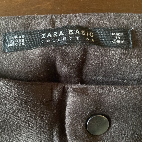 Zara basic collection velvet leggings - Picture 4 of 4